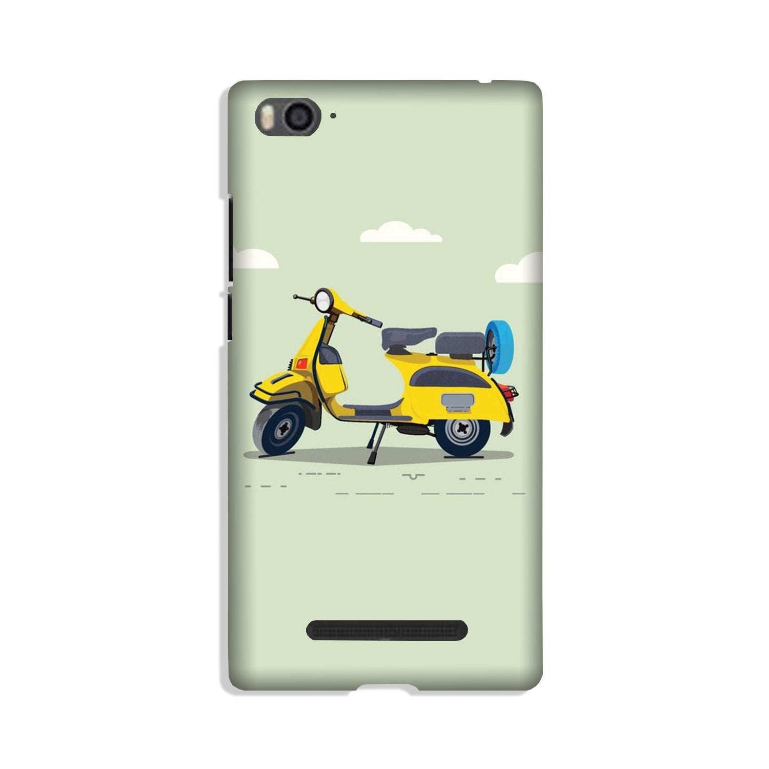 Vintage Scooter Case for Xiaomi Mi 4i (Design No. 260)