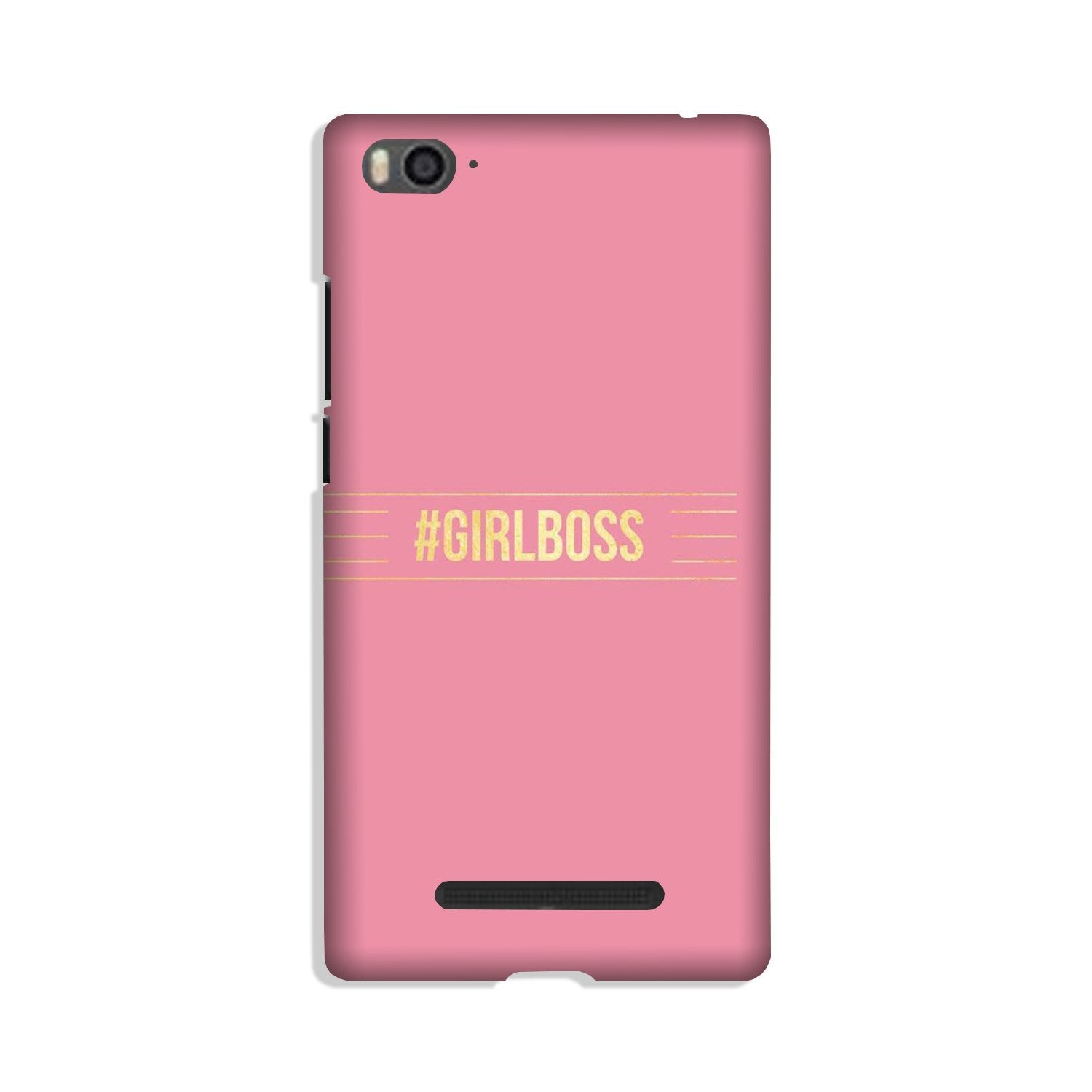 Girl Boss Pink Case for Xiaomi Redmi 5A (Design No. 263)