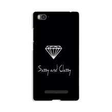 Sassy and Classy Mobile Back Case for Xiaomi Mi 4i (Design - 264)