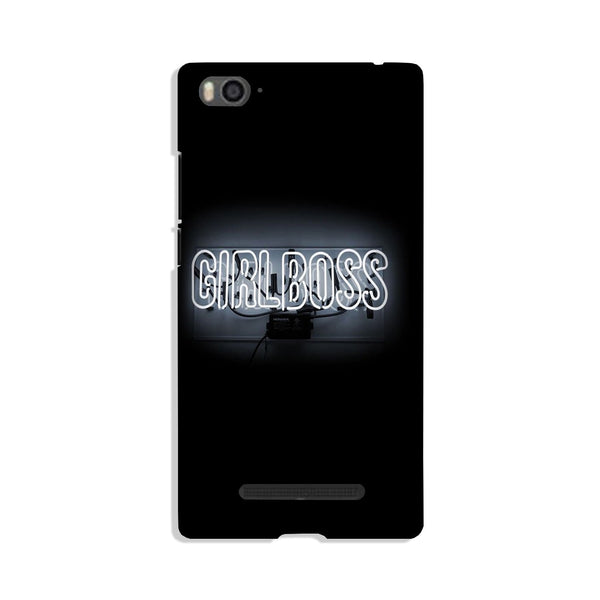 Girl Boss Black Case for Xiaomi Mi 4i (Design No. 268)