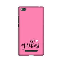 Girl Boss Pink Mobile Back Case for Xiaomi Redmi 5A (Design - 269)