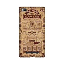 Hogwarts Mobile Back Case for Redmi 4A(Design - 304)