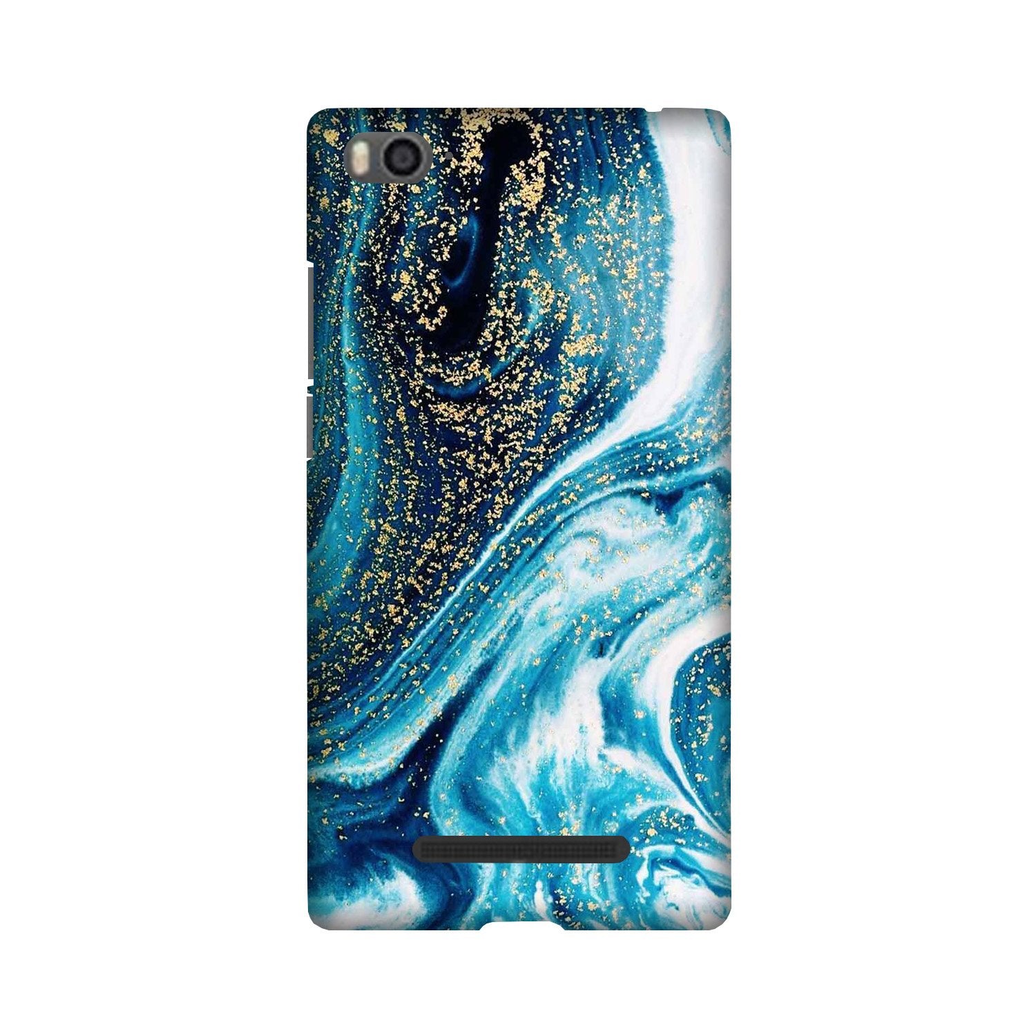 Marble Texture Mobile Back Case for Redmi 4A  (Design - 308)