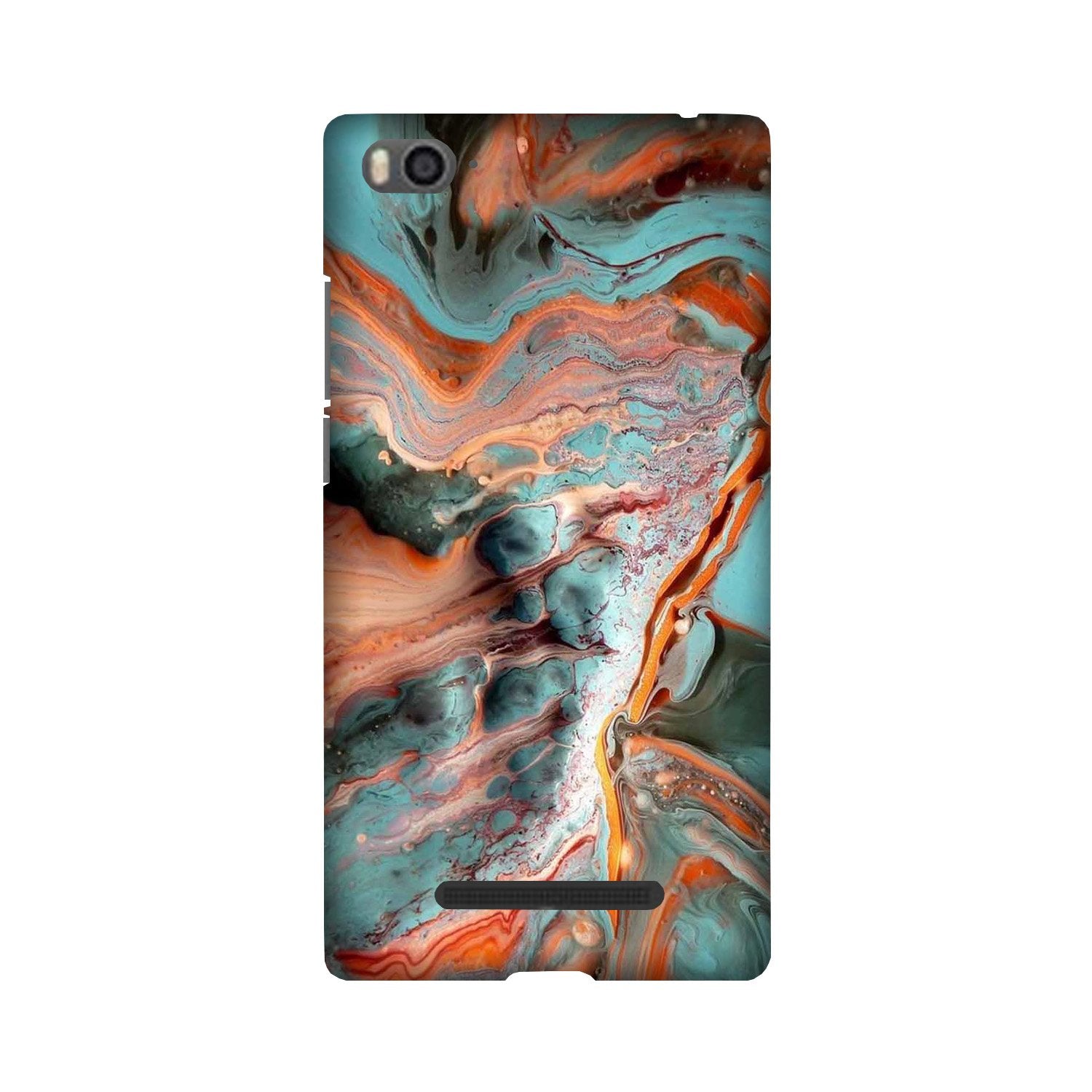 Marble Texture Mobile Back Case for Redmi 4A  (Design - 309)