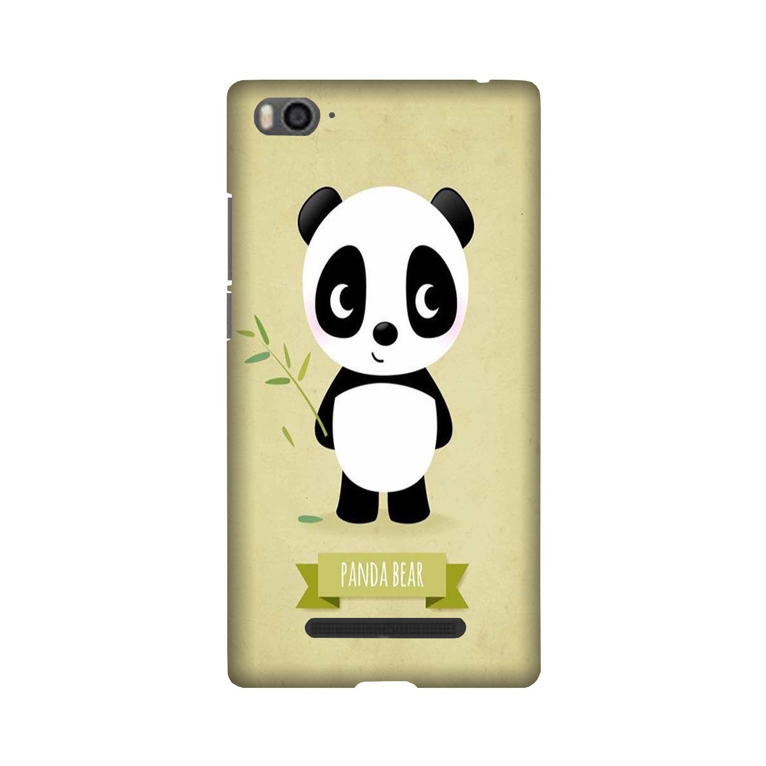 Panda Bear Mobile Back Case for Redmi 4A  (Design - 317)