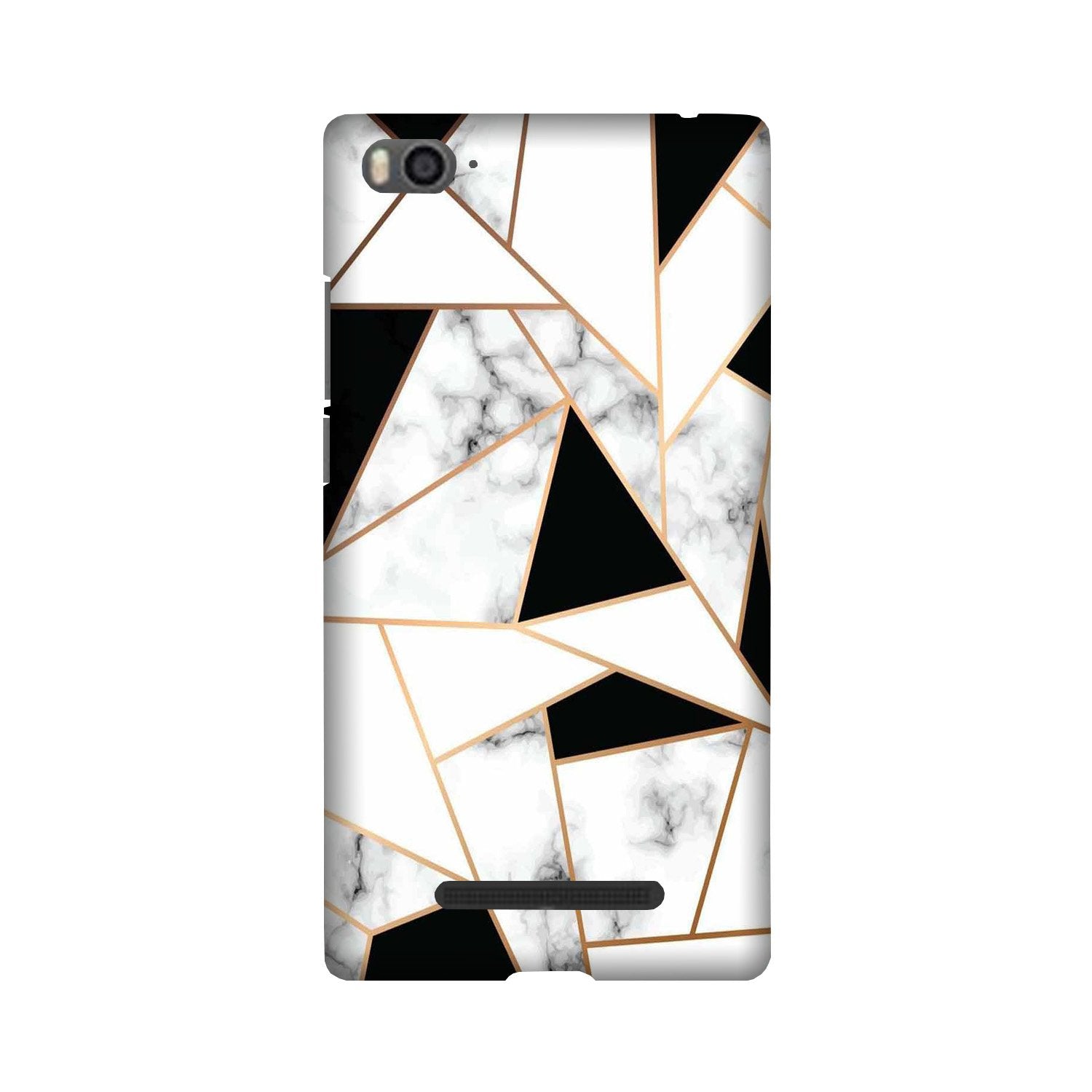 Marble Texture Mobile Back Case for Redmi 4A  (Design - 322)