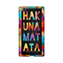 Hakuna Matata Mobile Back Case for Redmi 4A  (Design - 323)