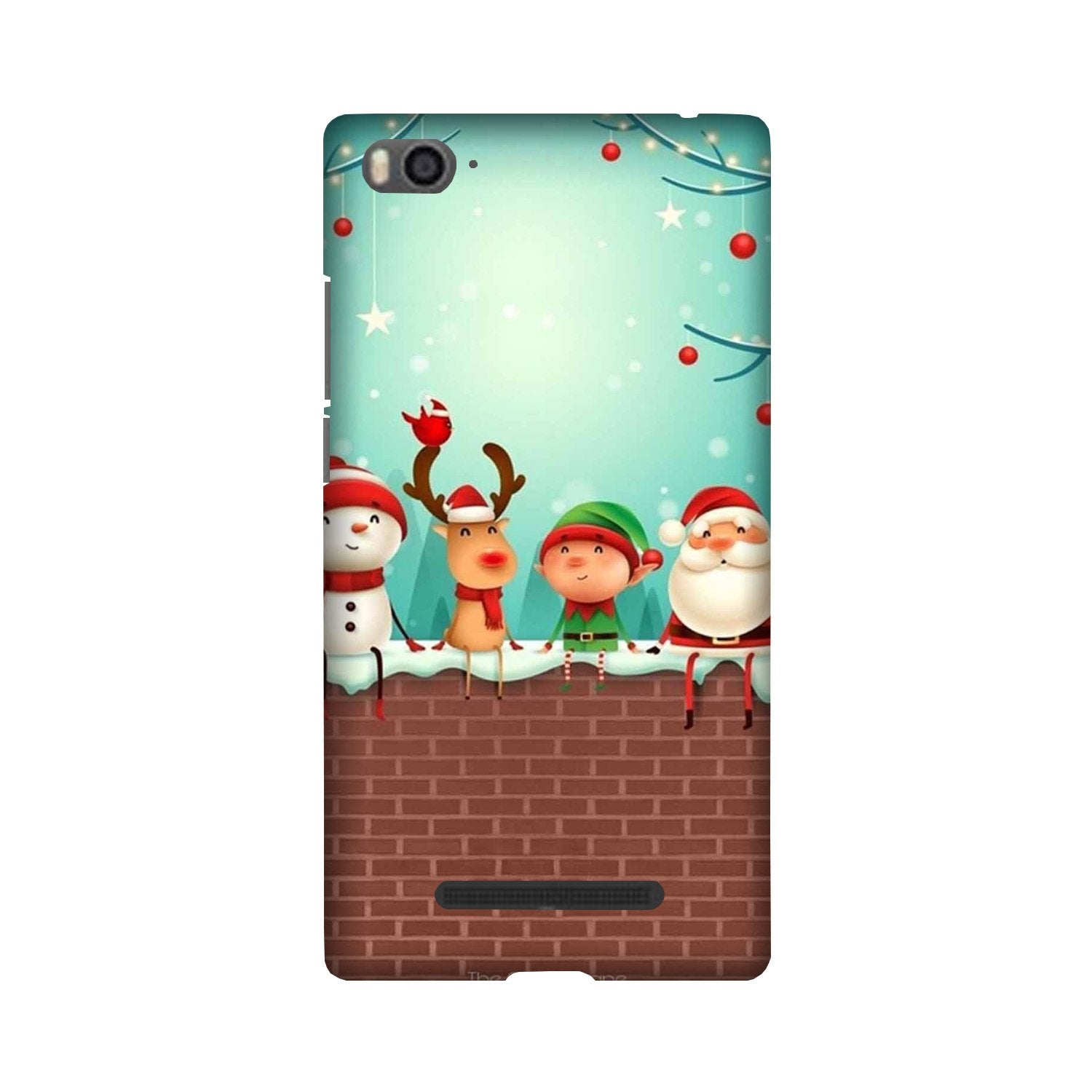 Santa Claus Mobile Back Case for Redmi 4A  (Design - 334)