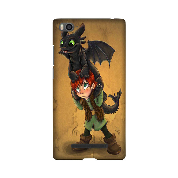Dragon Mobile Back Case for Redmi 4A  (Design - 336)