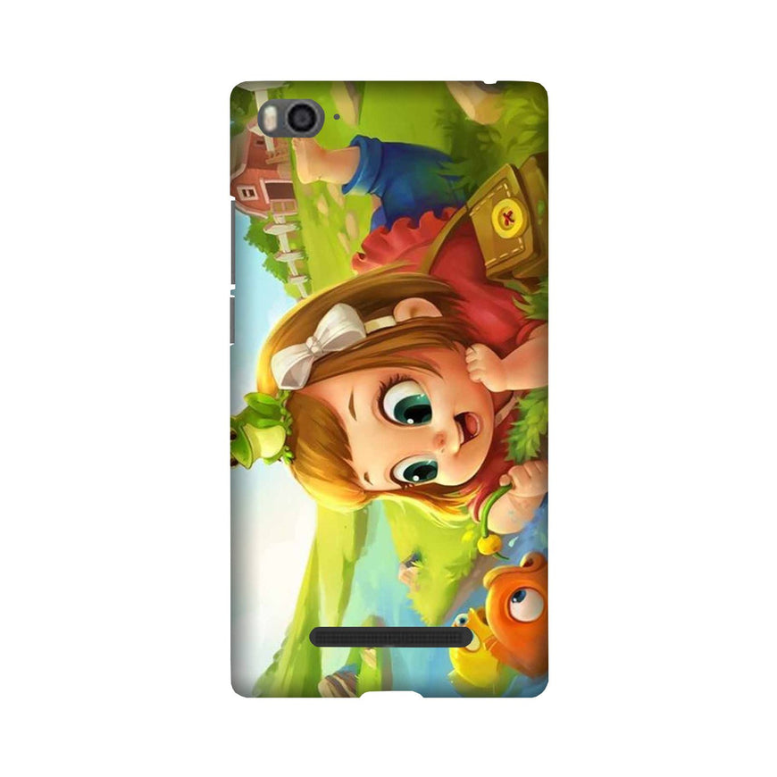 Baby Girl Mobile Back Case for Redmi 4A  (Design - 339)