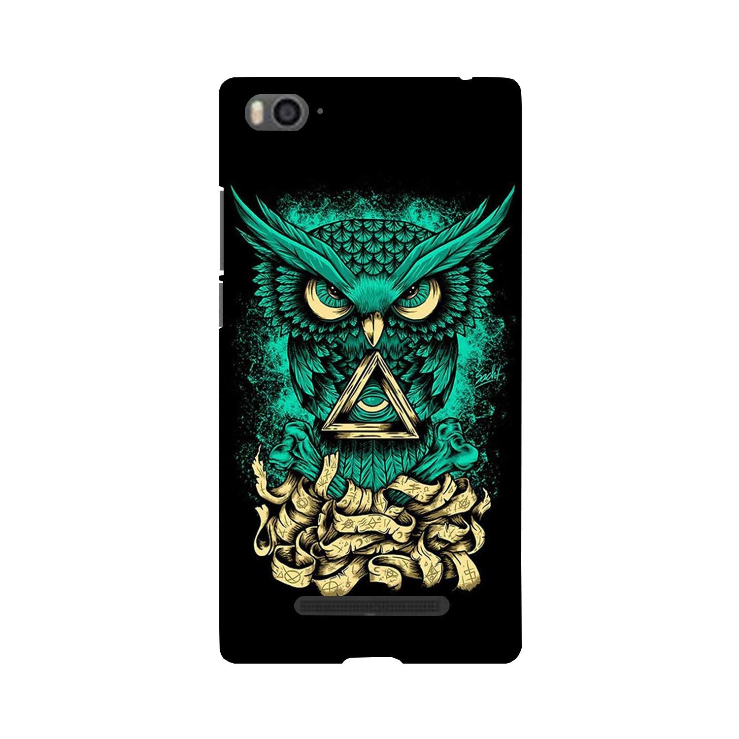 Owl Mobile Back Case for Redmi 4A  (Design - 358)