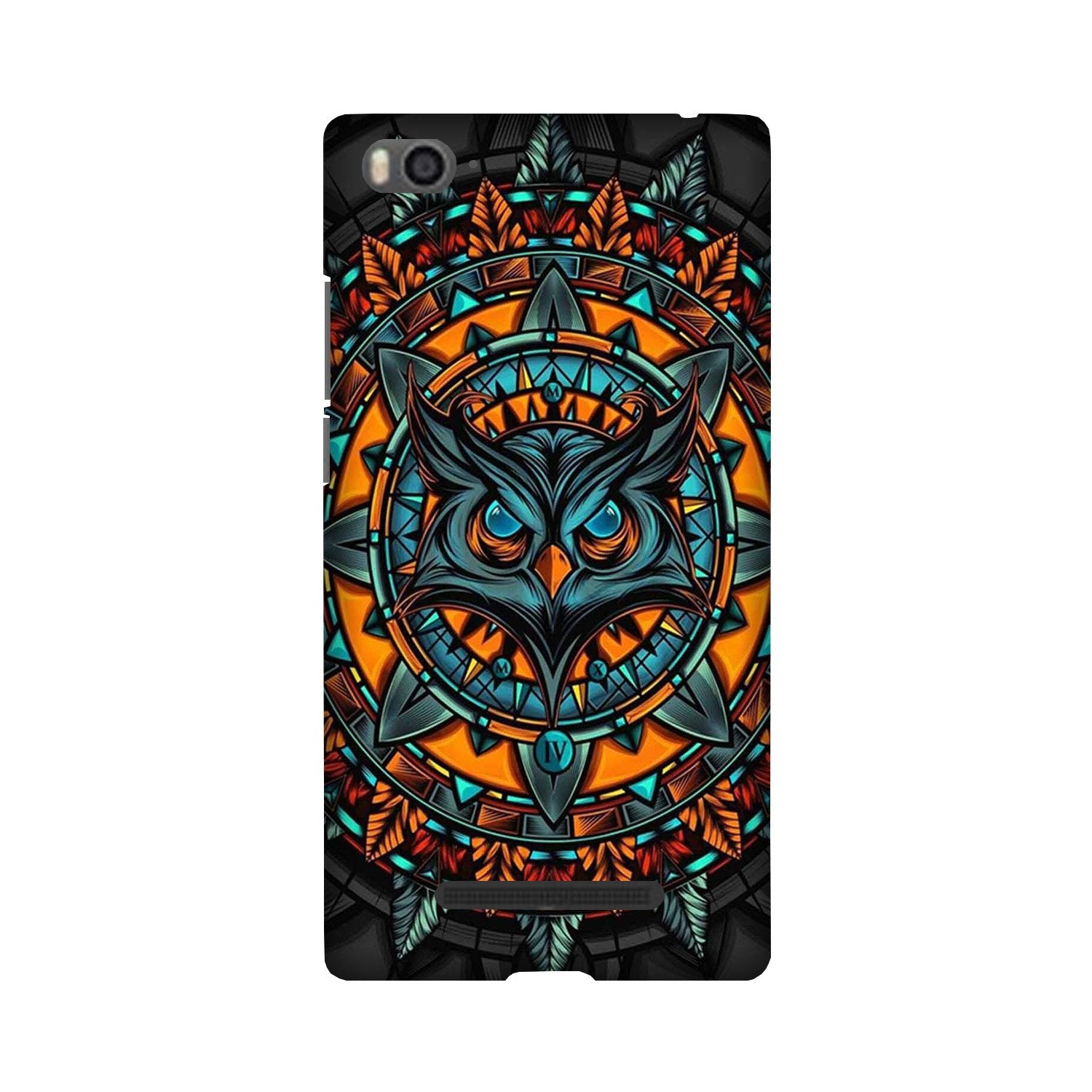 Owl Mobile Back Case for Redmi 4A  (Design - 360)