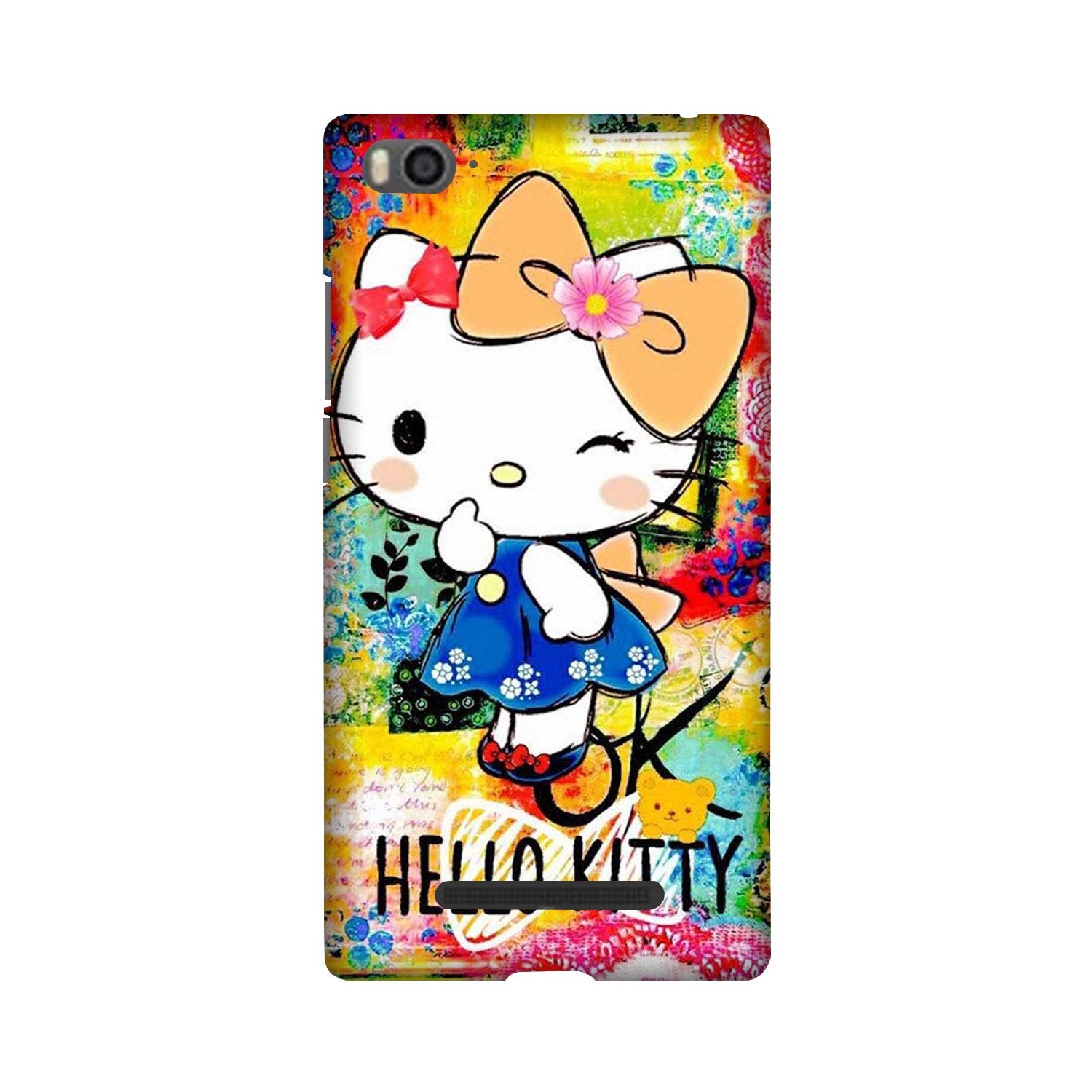 Hello Kitty Mobile Back Case for Redmi 4A  (Design - 362)