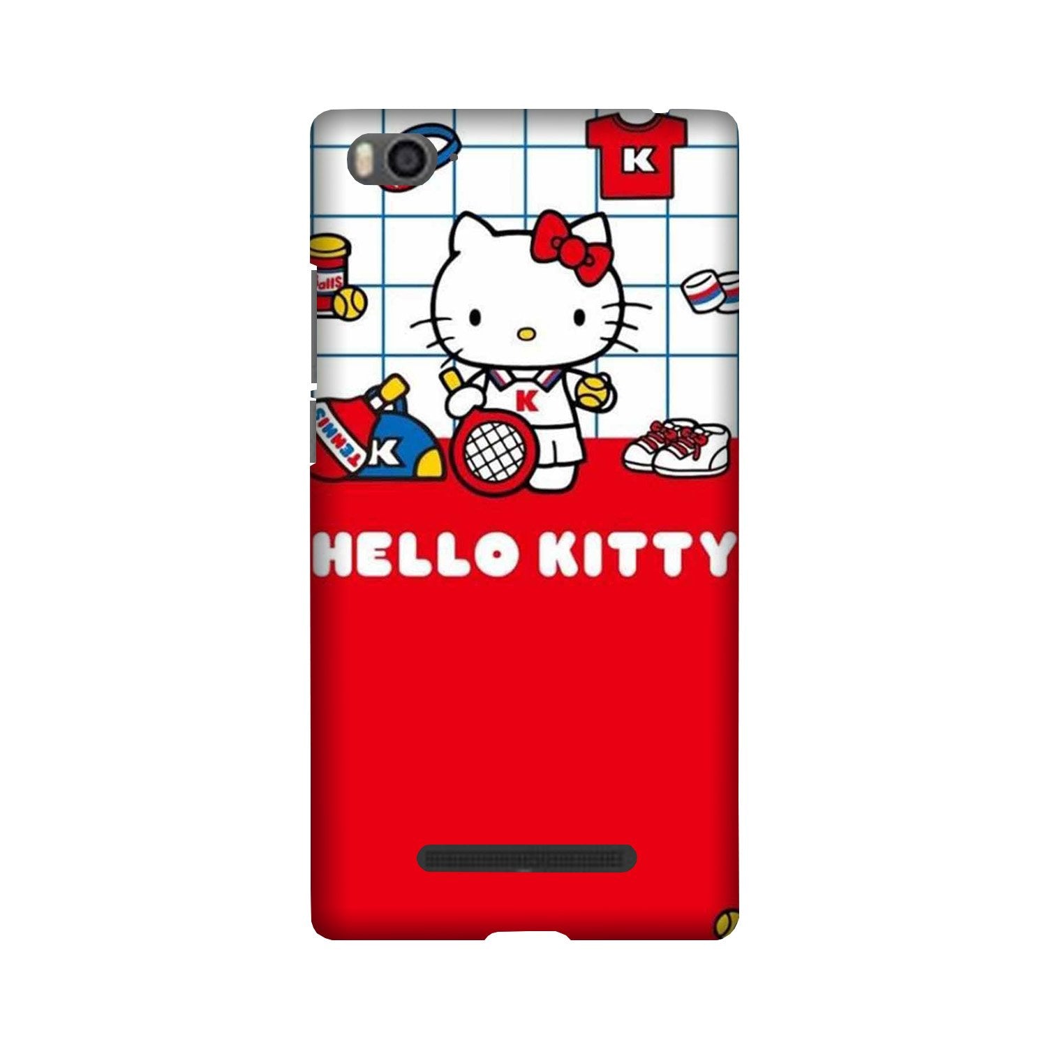 Hello Kitty Mobile Back Case for Redmi 4A  (Design - 363)