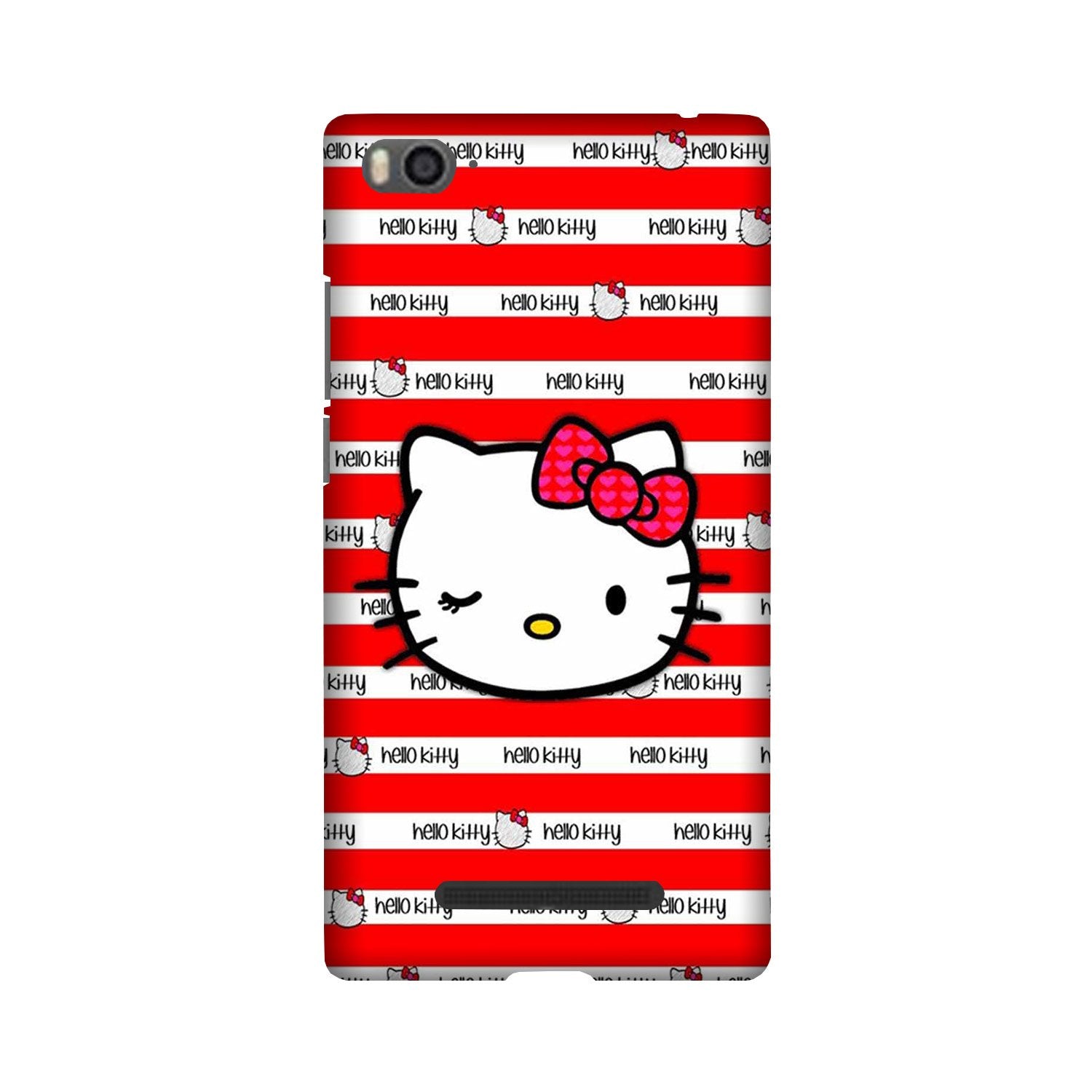 Hello Kitty Mobile Back Case for Redmi 4A  (Design - 364)