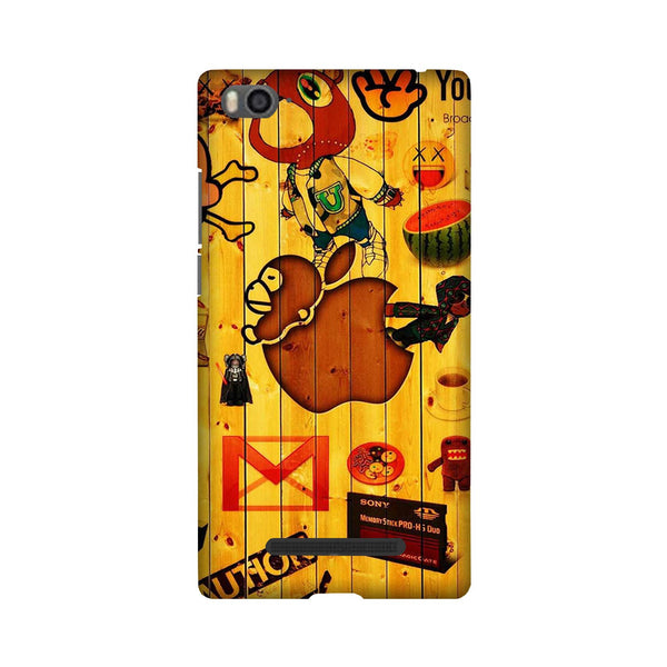 Wooden Texture Mobile Back Case for Redmi 4A  (Design - 367)