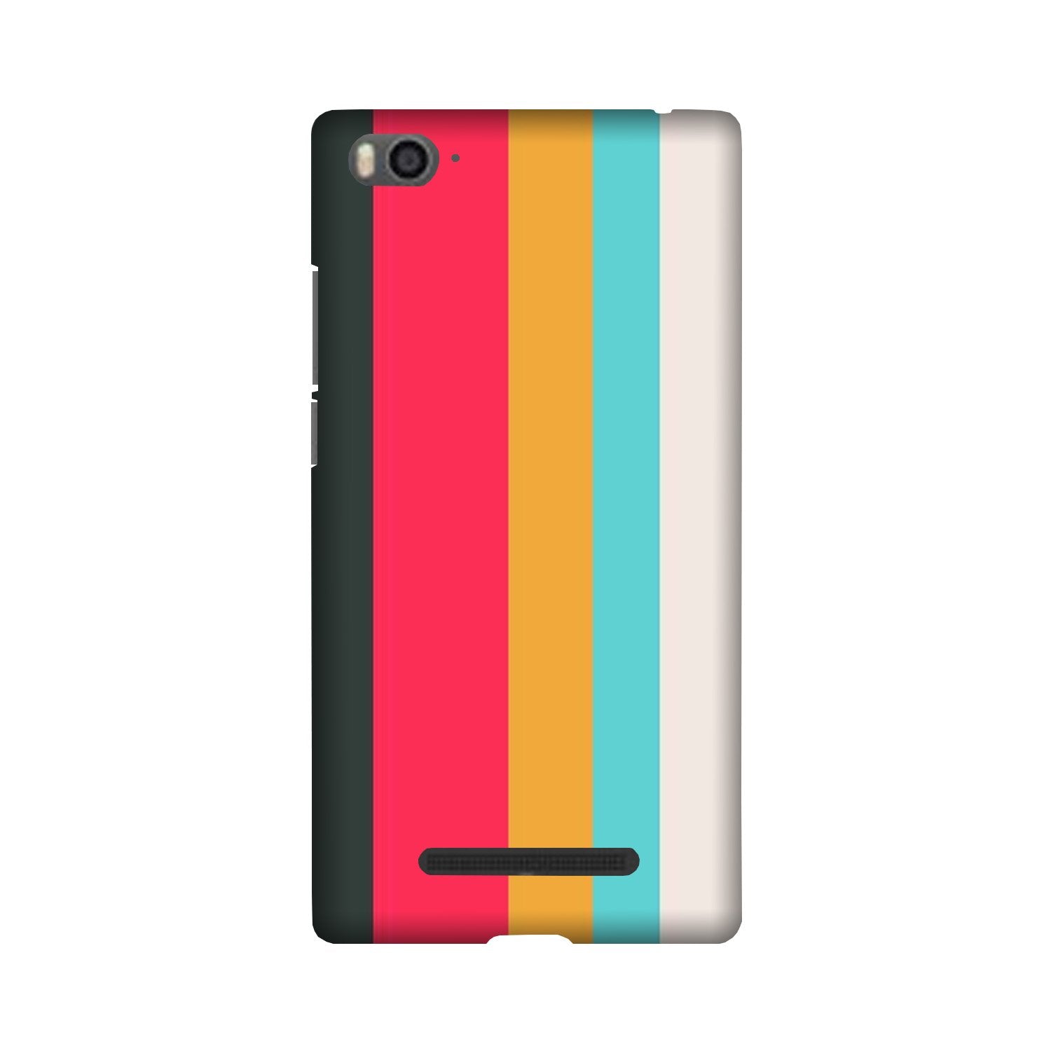 Color Pattern Mobile Back Case for Redmi 4A  (Design - 369)