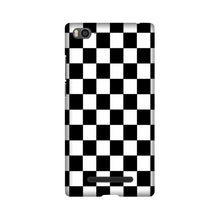 Black White Boxes Mobile Back Case for Redmi 4A  (Design - 372)