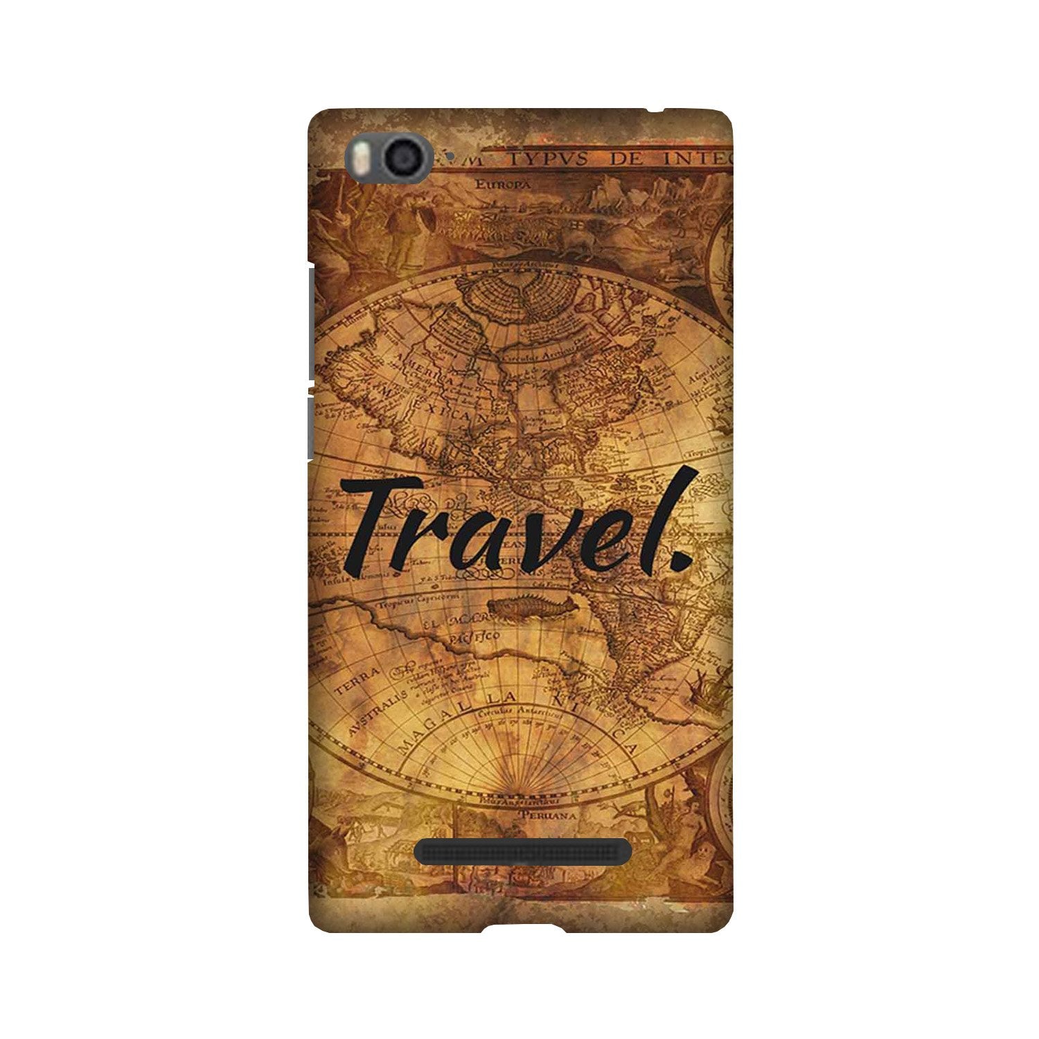 Travel Mobile Back Case for Redmi 4A  (Design - 375)