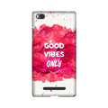 Good Vibes Only Mobile Back Case for Redmi 4A  (Design - 393)