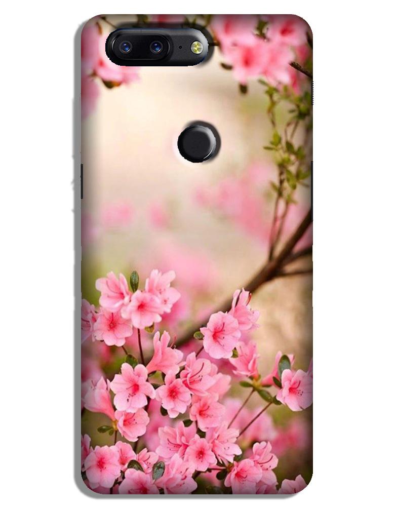 Pink flowers Case for OnePlus 5T