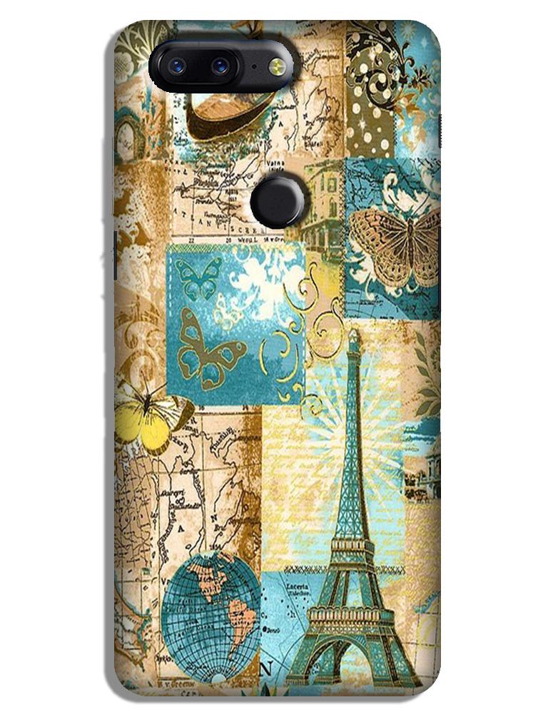 Travel Eiffel TowerCase for OnePlus 5T (Design No. 206)
