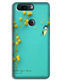 Flowers Girl Case for OnePlus 5T (Design No. 216)