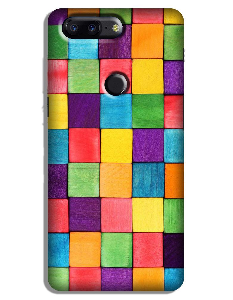 Colorful Square Case for OnePlus 5T (Design No. 218)