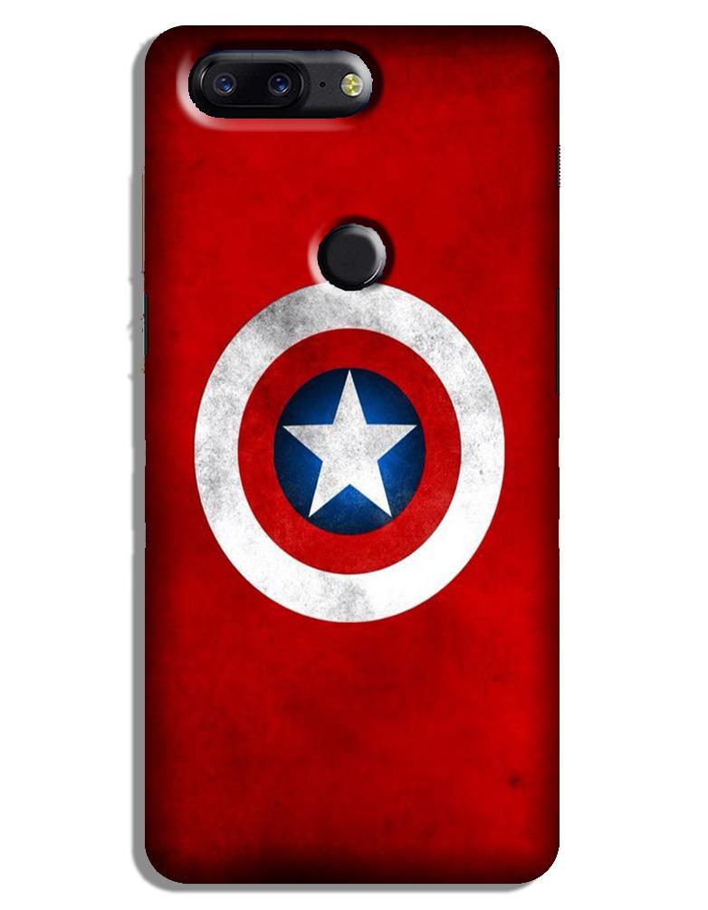 Captain America Case for OnePlus 5T (Design No. 249)