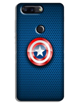 Captain America Shield Case for OnePlus 5T (Design No. 253)