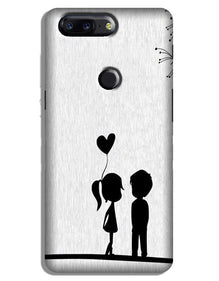 Cute Kid Couple Case for OnePlus 5T (Design No. 283)