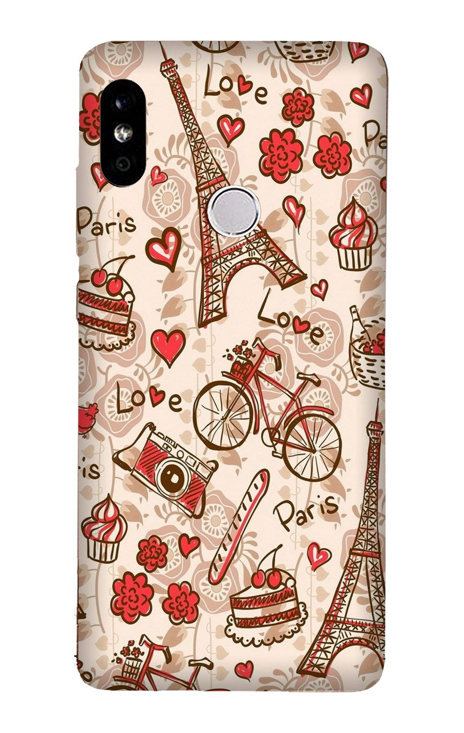 Love Paris Case for Xiaomi Redmi 7(Design - 103)
