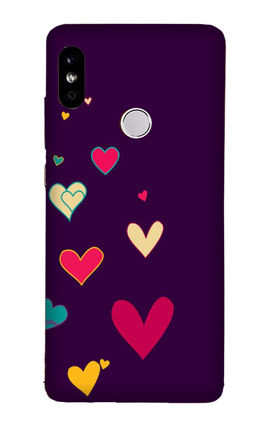 Purple Background Case for Xiaomi Redmi Y3  (Design - 107)