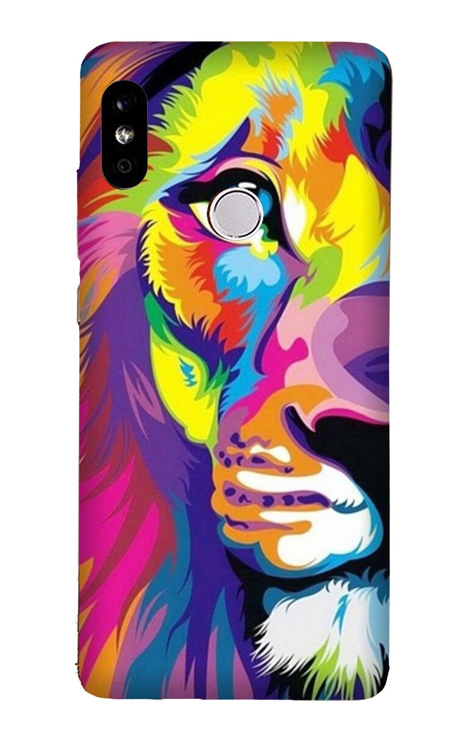 Colorful Lion Case for Xiaomi Redmi Y3  (Design - 110)