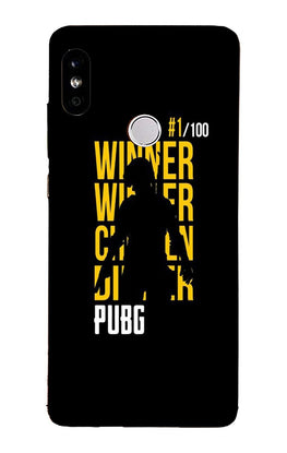 Pubg Winner Winner Case for Xiaomi Redmi Y3(Design - 177)