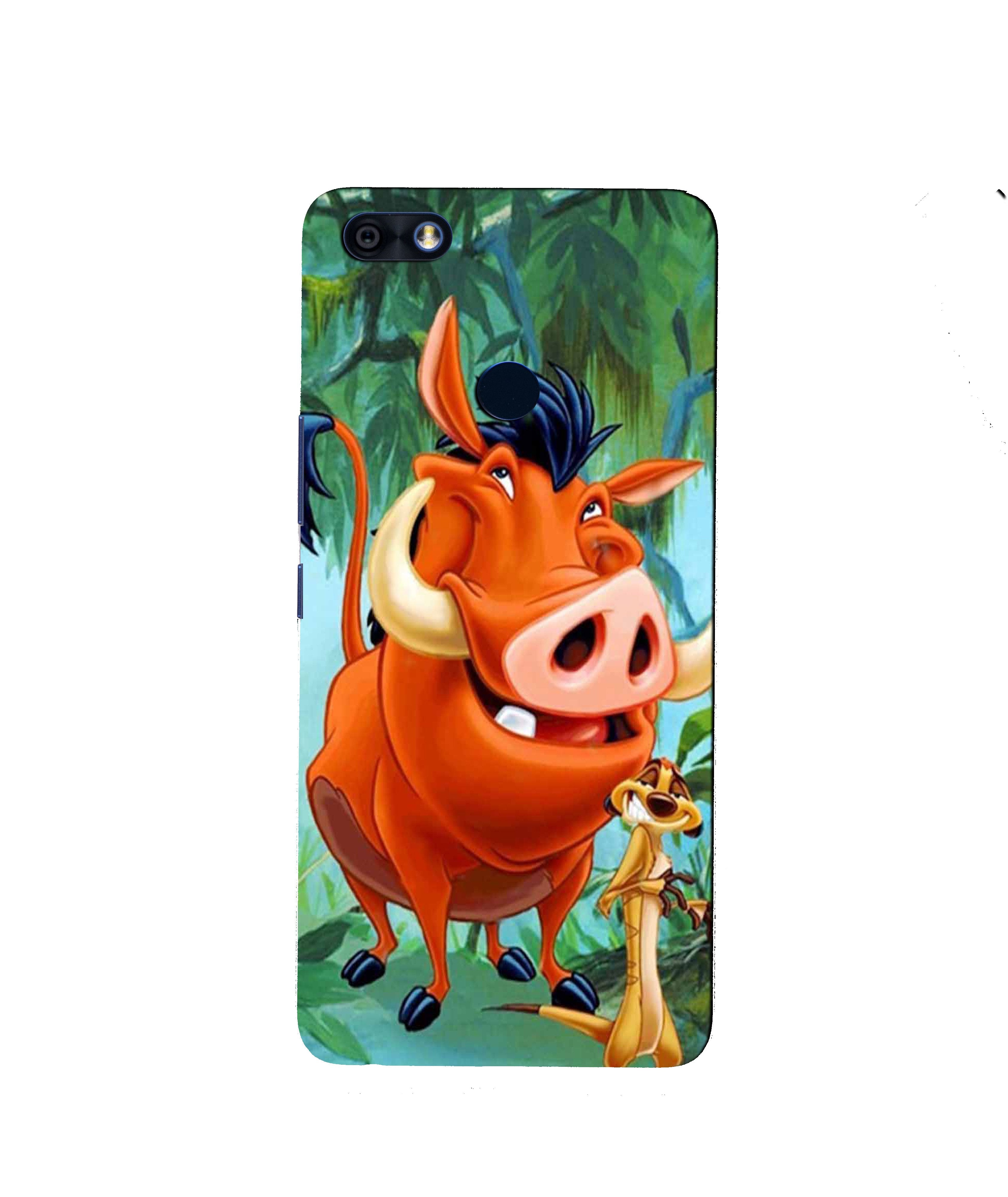 Timon and Pumbaa Mobile Back Case for Infinix Note 5 / Note 5 Pro (Design - 305)