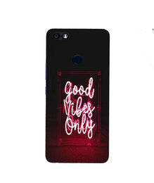 Good Vibes Only Mobile Back Case for Infinix Note 5 / Note 5 Pro (Design - 354)