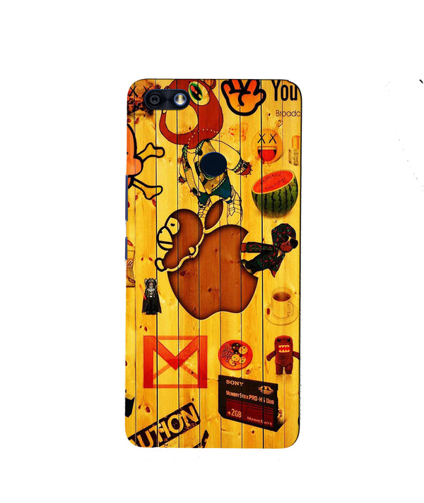 Wooden Texture Mobile Back Case for Infinix Note 5 / Note 5 Pro (Design - 367)