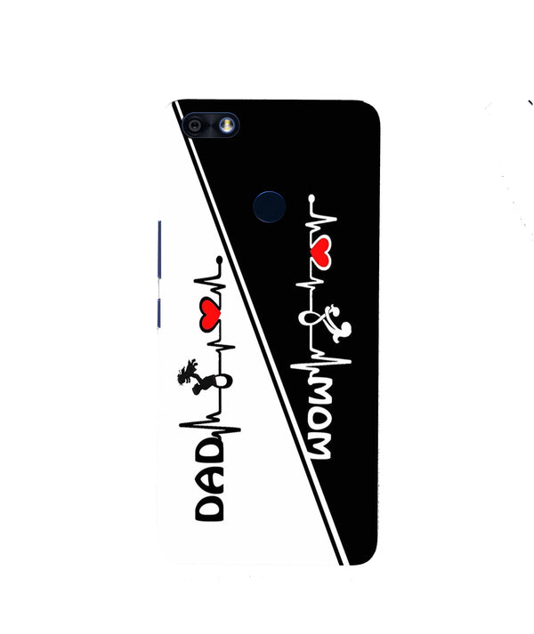 Love Mom Dad Mobile Back Case for Infinix Note 5 / Note 5 Pro (Design - 385)