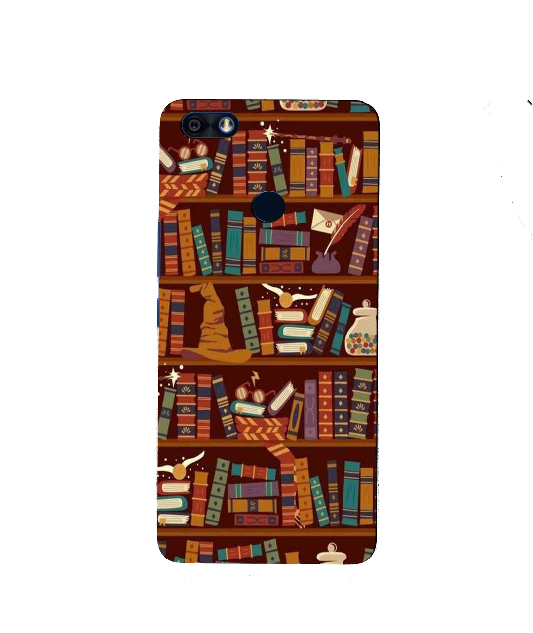 Book Shelf Mobile Back Case for Infinix Note Note Pro (Design 390)