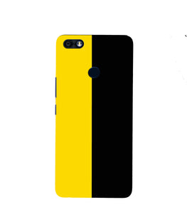 Black Yellow Pattern Mobile Back Case for Infinix Note 5 / Note 5 Pro (Design - 397)