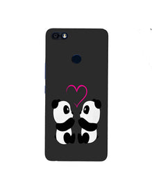 Panda Love Mobile Back Case for Infinix Note 5 / Note 5 Pro (Design - 398)