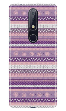 Zigzag line pattern3 Case for Nokia 6.1 Plus