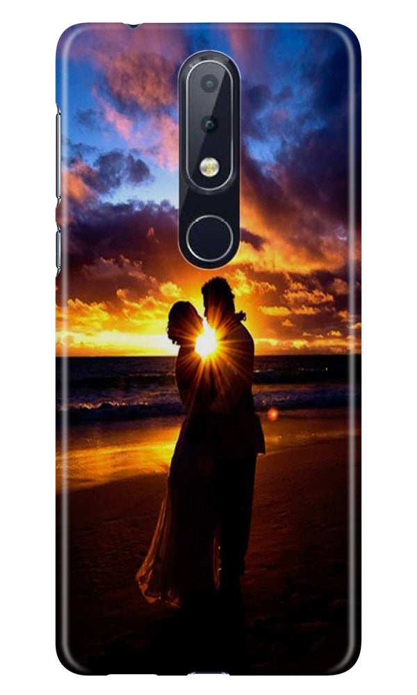 Couple Sea shore Case for Nokia 6.1 Plus