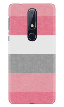 Pink white pattern Case for Nokia 6.1 Plus