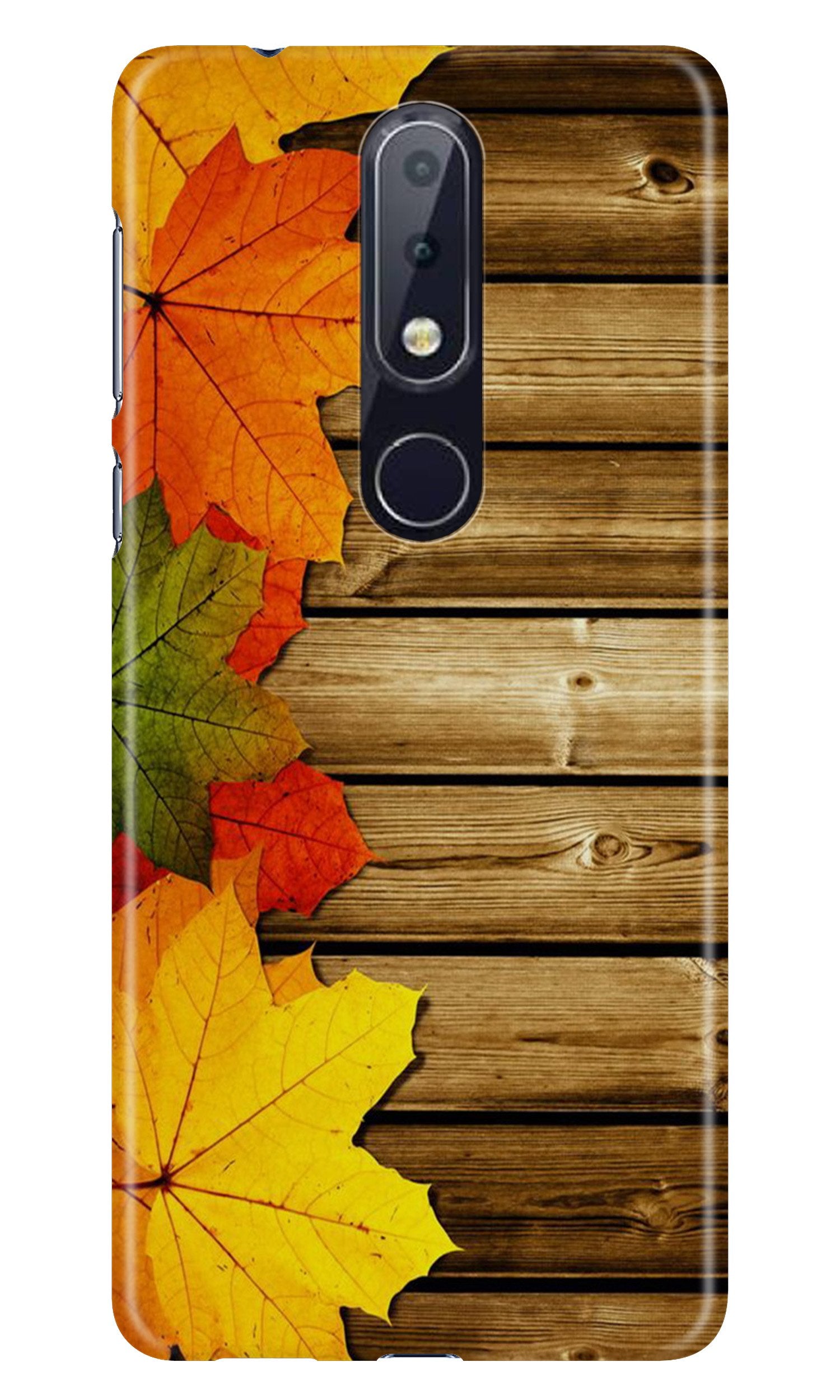 Wooden look3 Case for Nokia 6.1 Plus