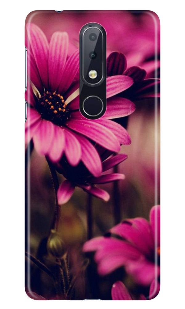 Purple Daisy Case for Nokia 6.1 Plus