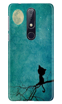 Moon cat Case for Nokia 6.1 Plus
