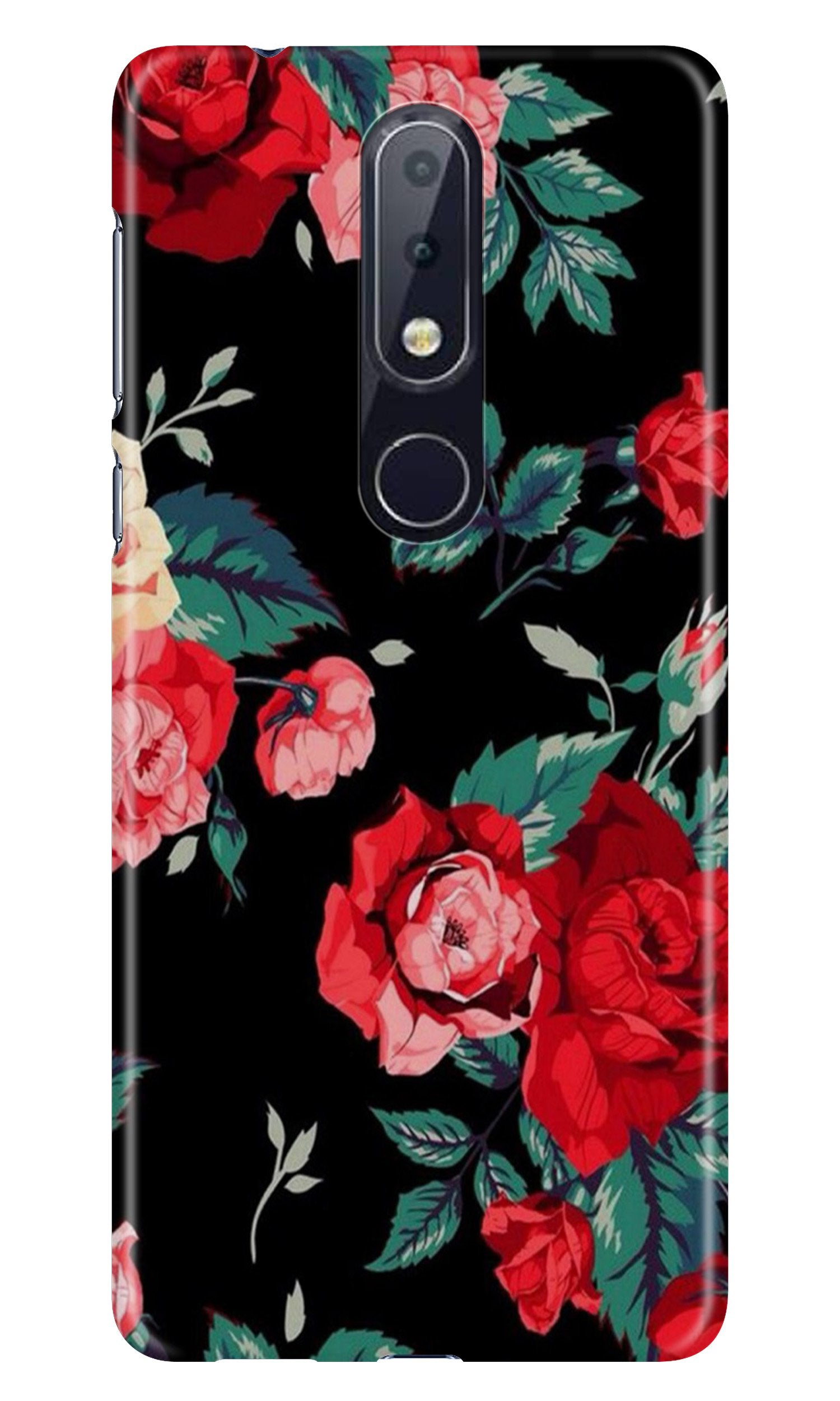 Red Rose2 Case for Nokia 7.1