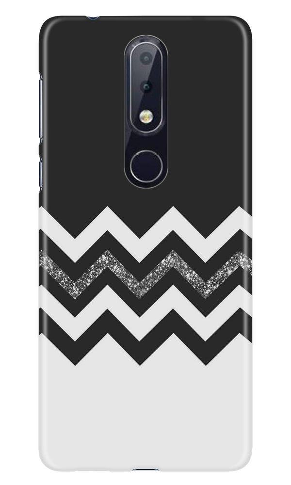 Black white Pattern2Case for Nokia 7.1